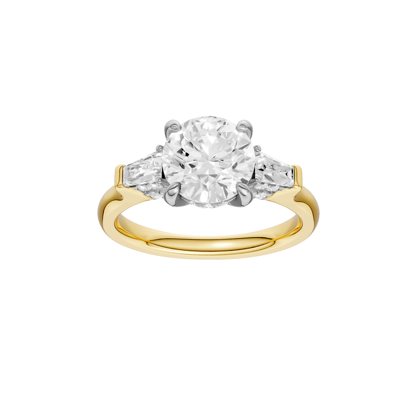 2.50ct Round Certified Lab Diamond Ring