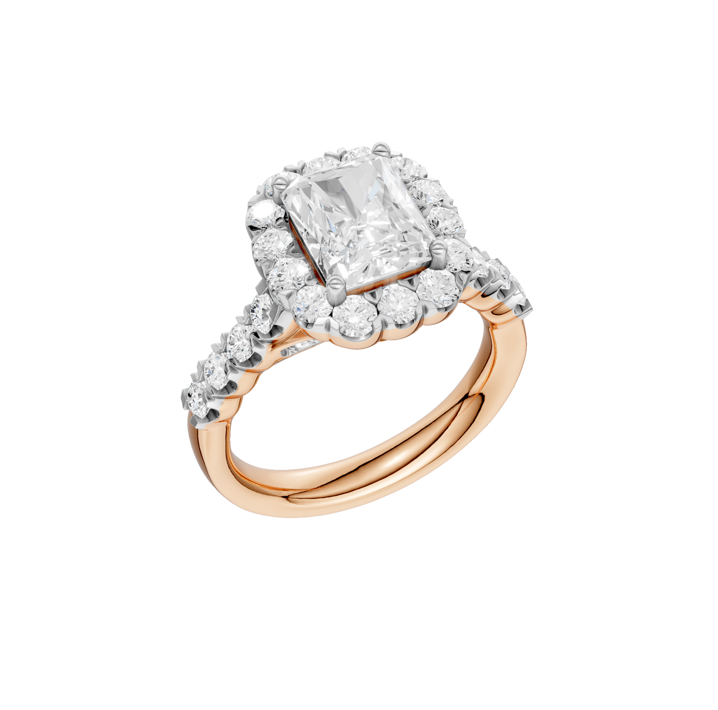 3.02ct Radiant Certified Lab Diamond Ring