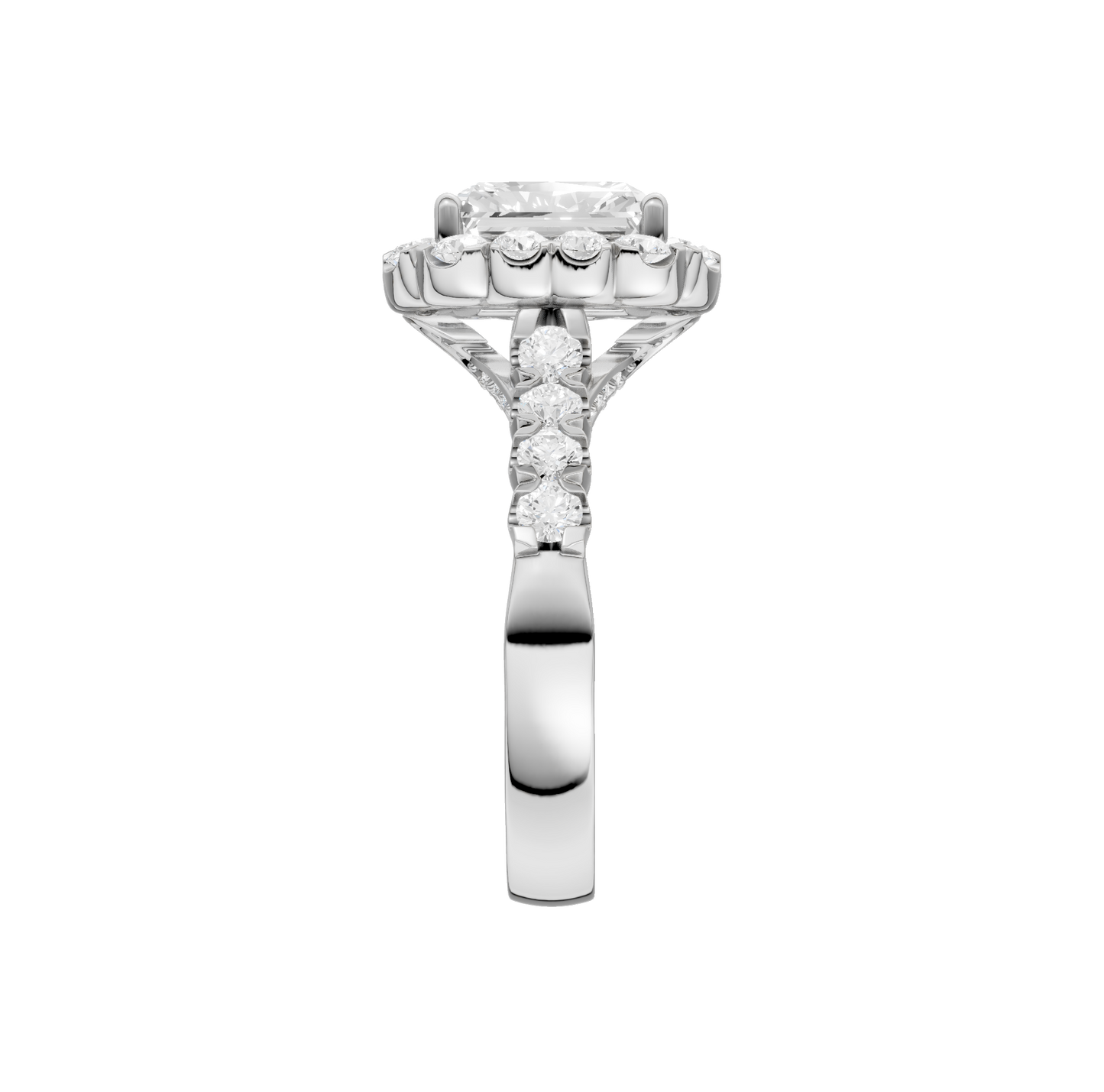 3.02ct Radiant Certified Lab Diamond Ring