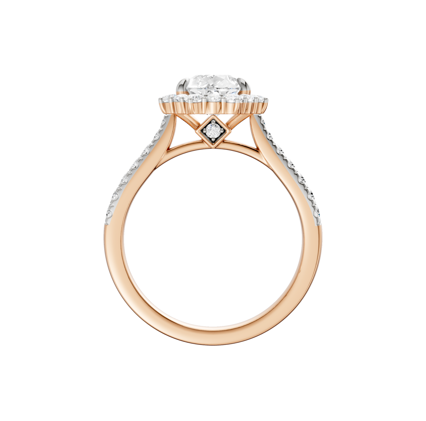 2.05ct Pear Certified Lab Diamond Ring