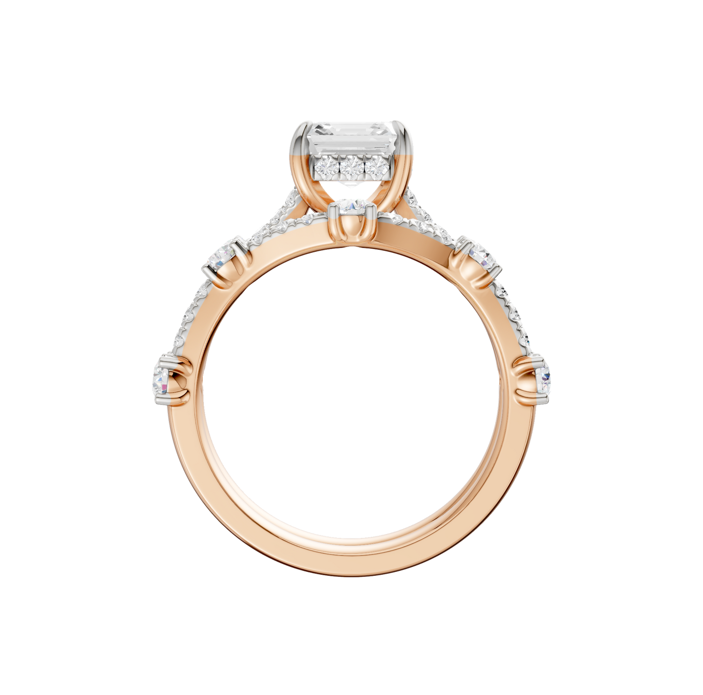 2.40ct Asscher Certified Lab Diamond Ring
