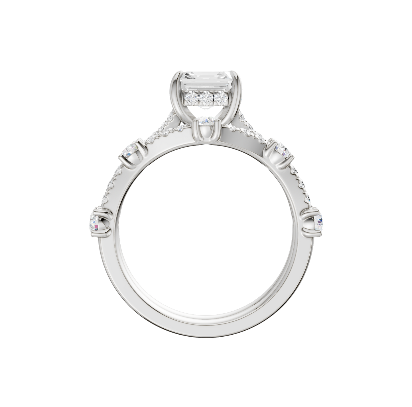2.40ct Asscher Certified Lab Diamond Ring