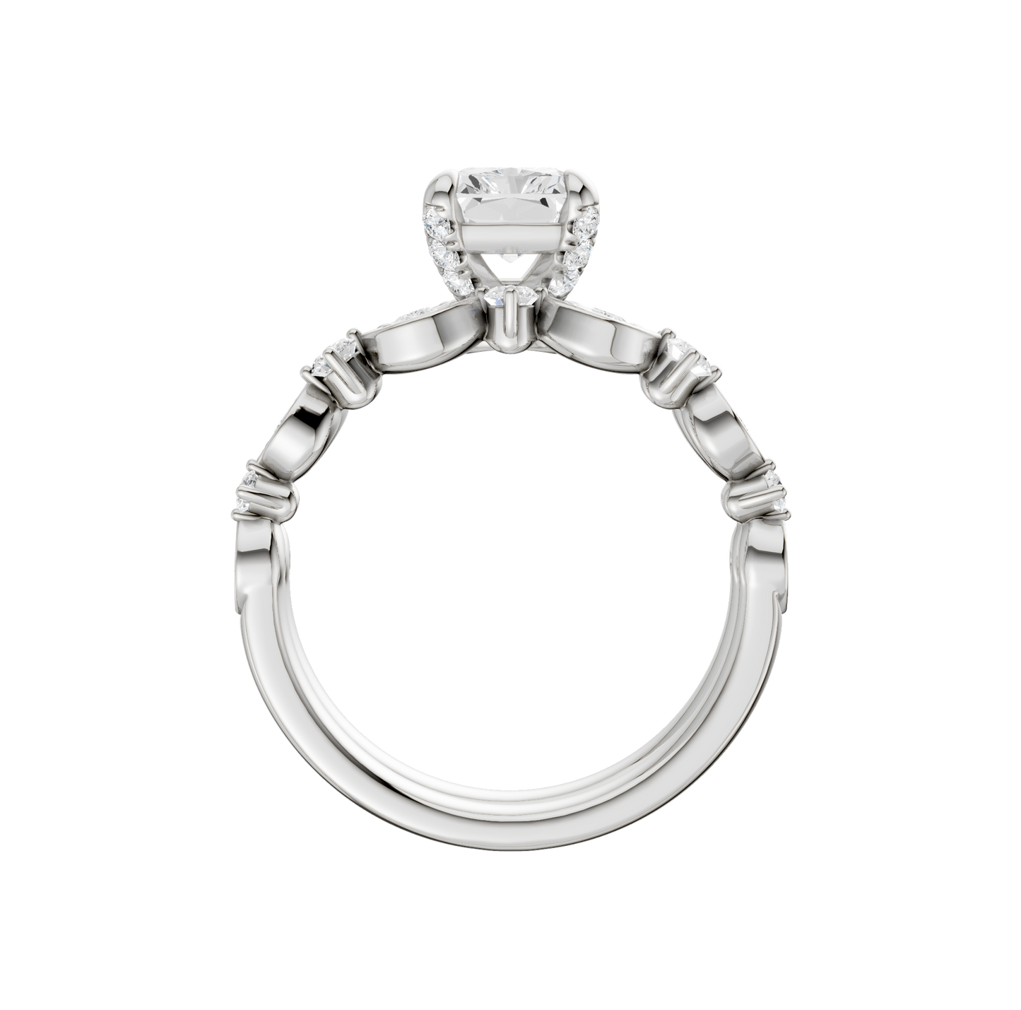 2.00ct Radiant Certified Lab Diamond Ring