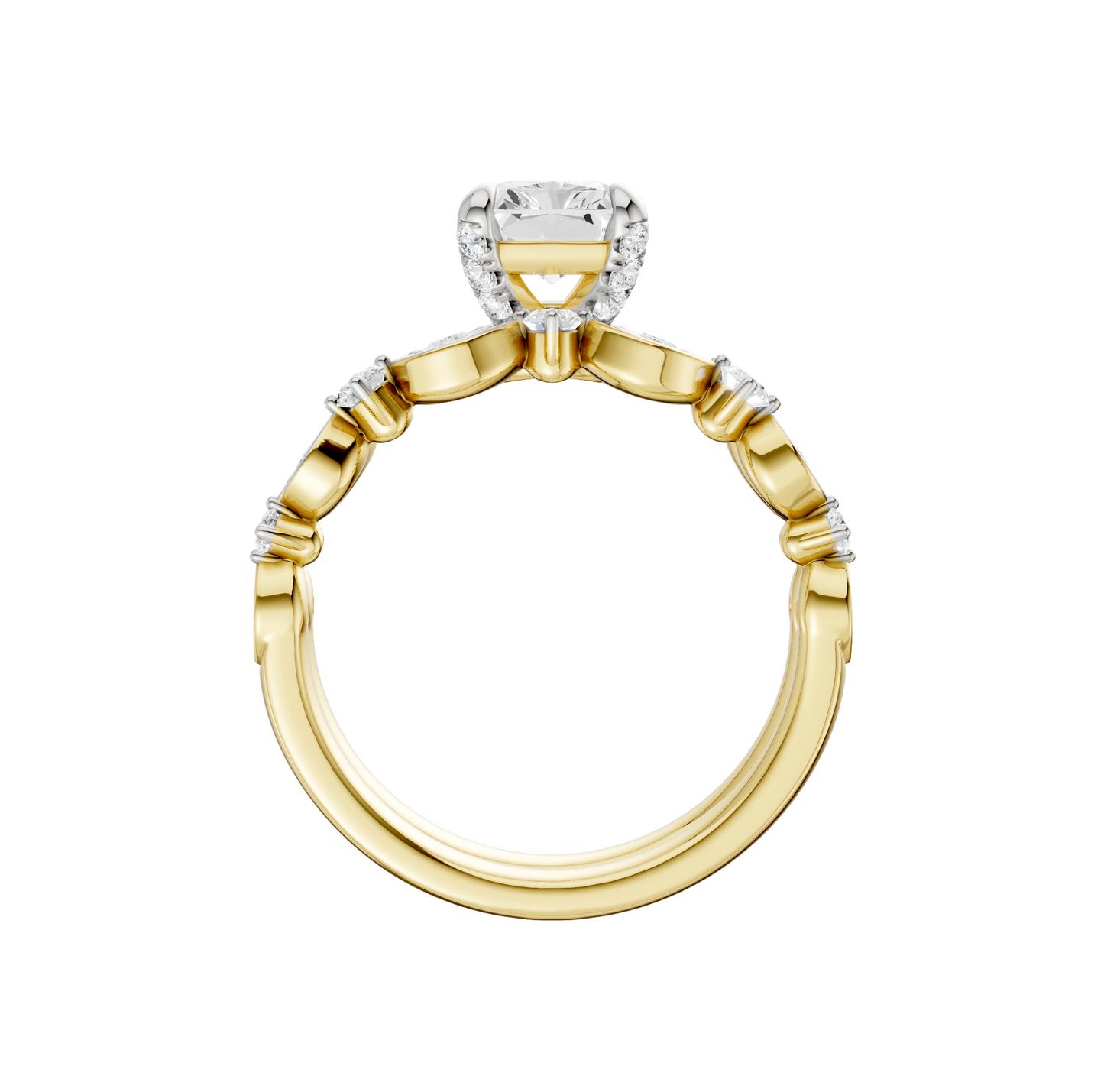 2.00ct Radiant Certified Lab Diamond Ring