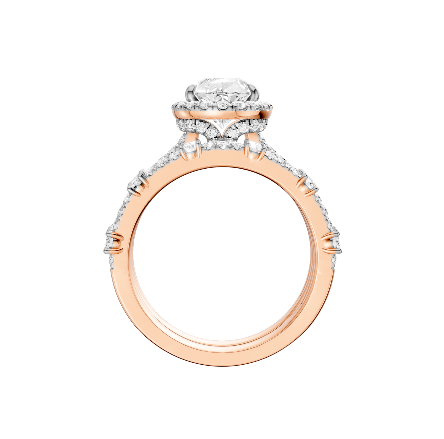 2.75ct Pear Certified Lab Diamond Ring