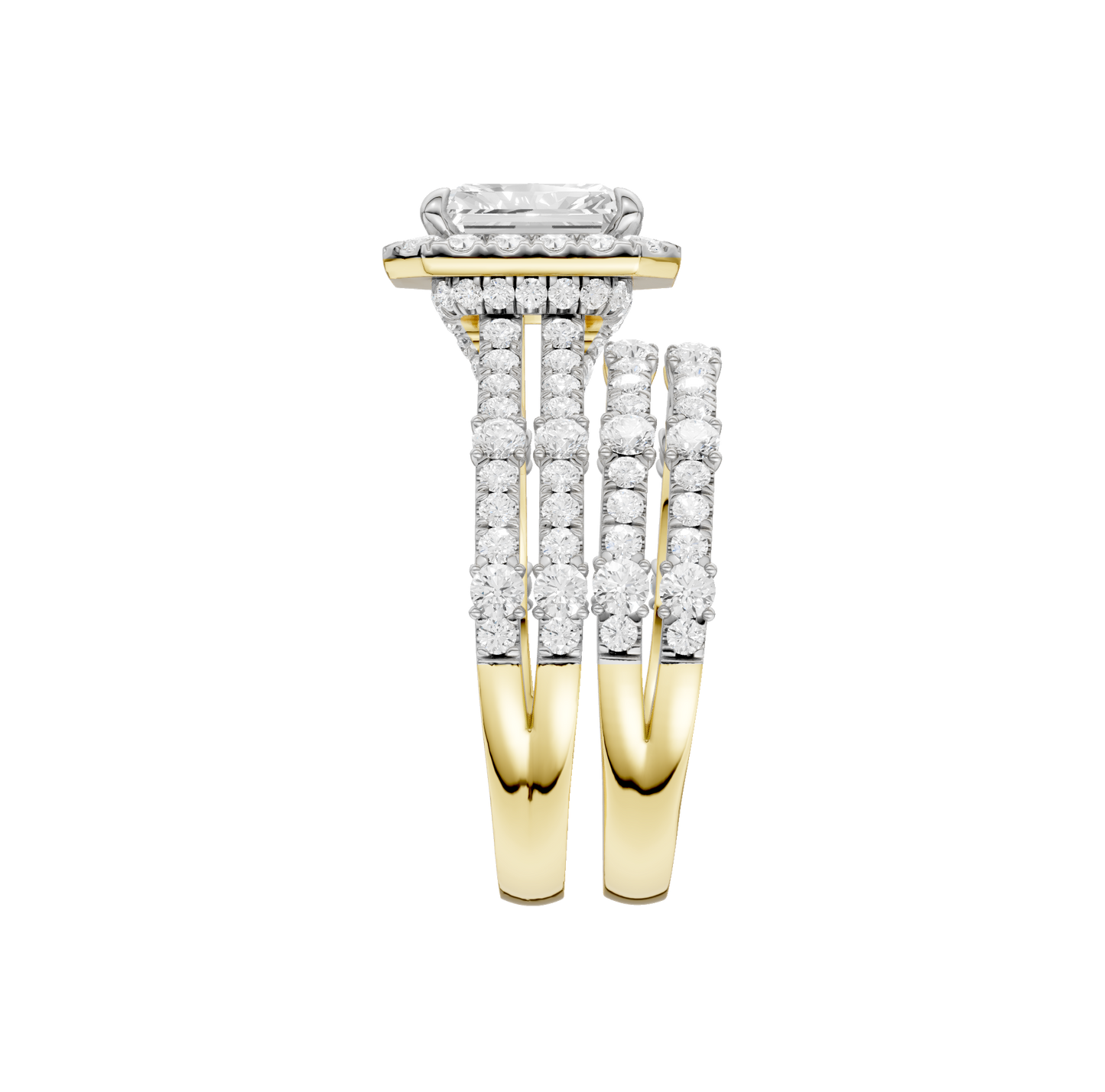 2.75ct Radiant Certified Lab Diamond Ring