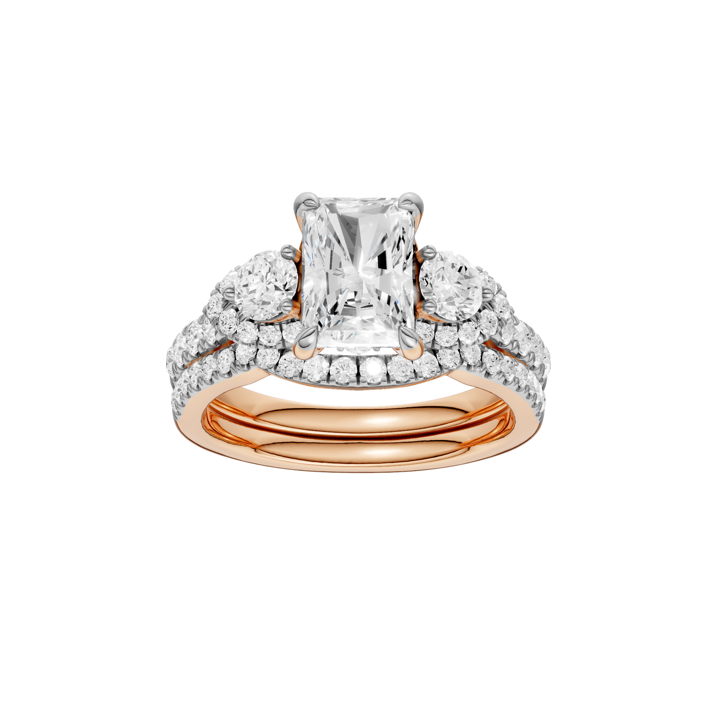 2.40ct Radiant Certified Lab Diamond Ring