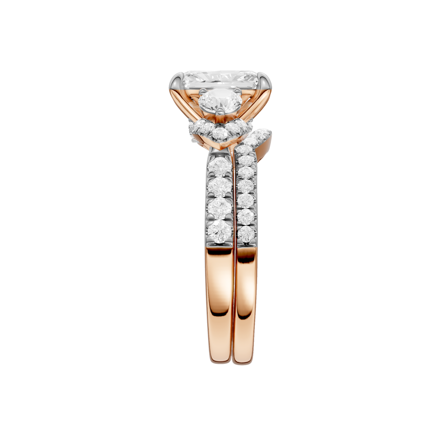 2.40ct Radiant Certified Lab Diamond Ring