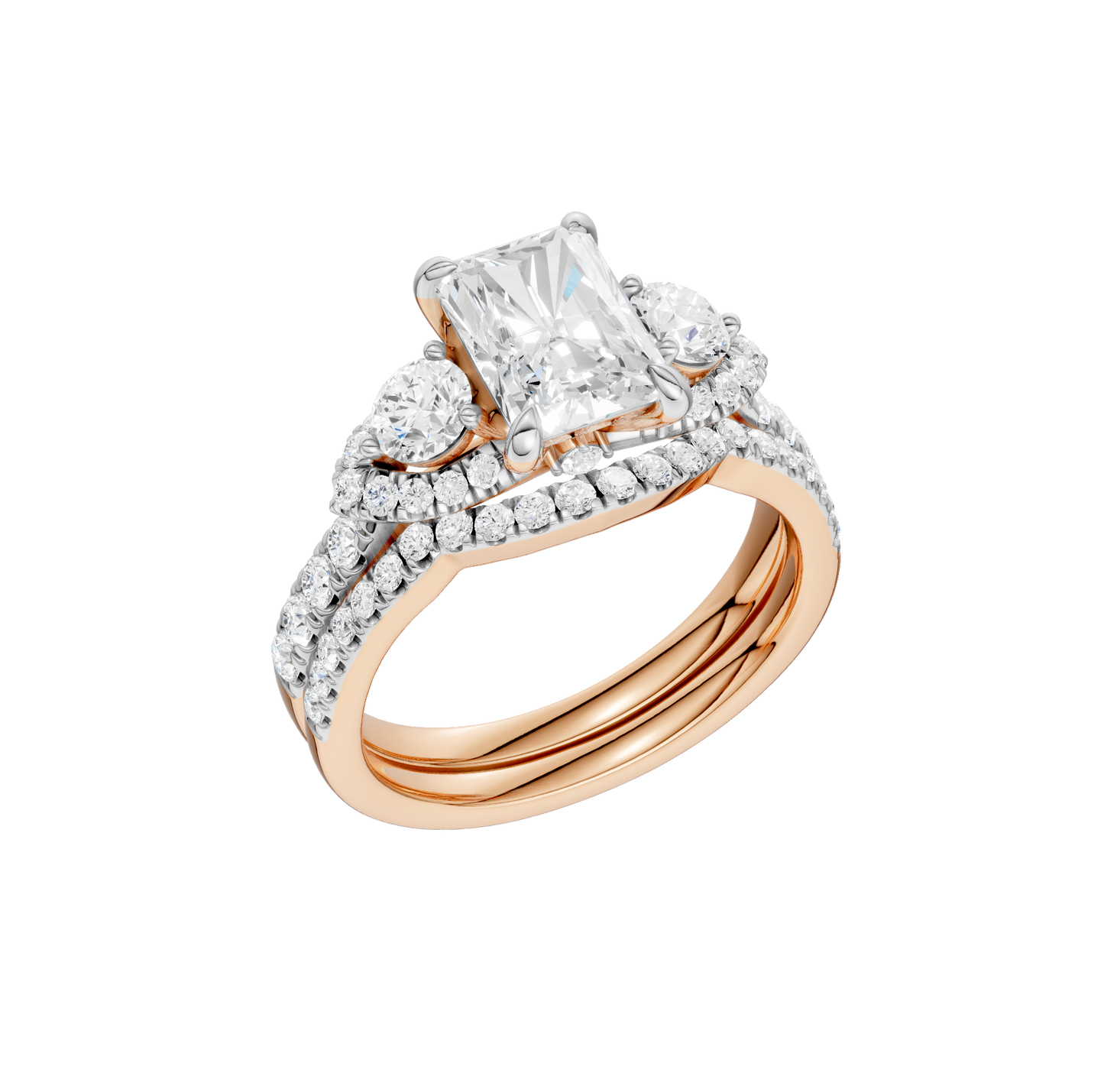 2.40ct Radiant Certified Lab Diamond Ring