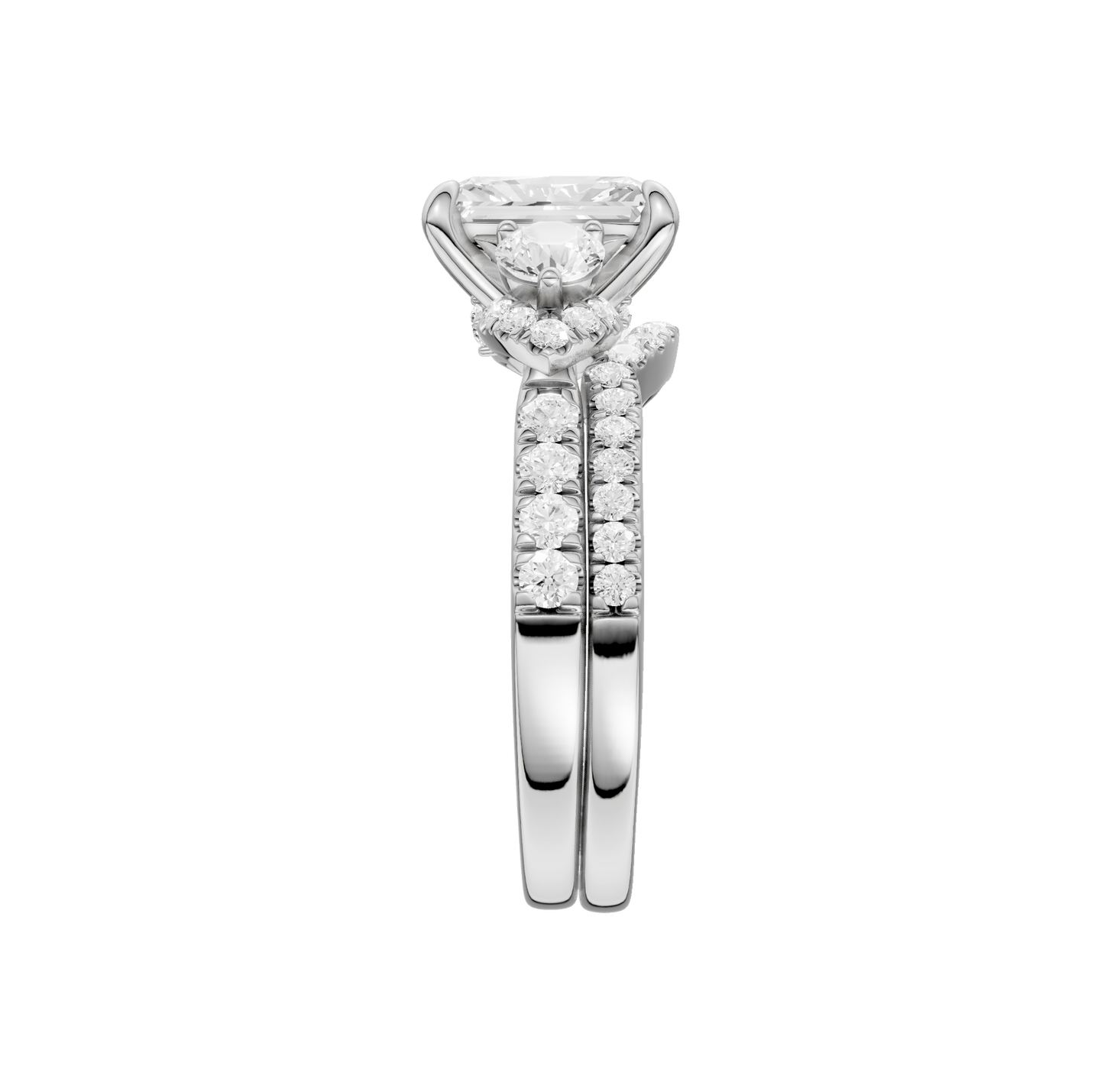 2.40ct Radiant Certified Lab Diamond Ring