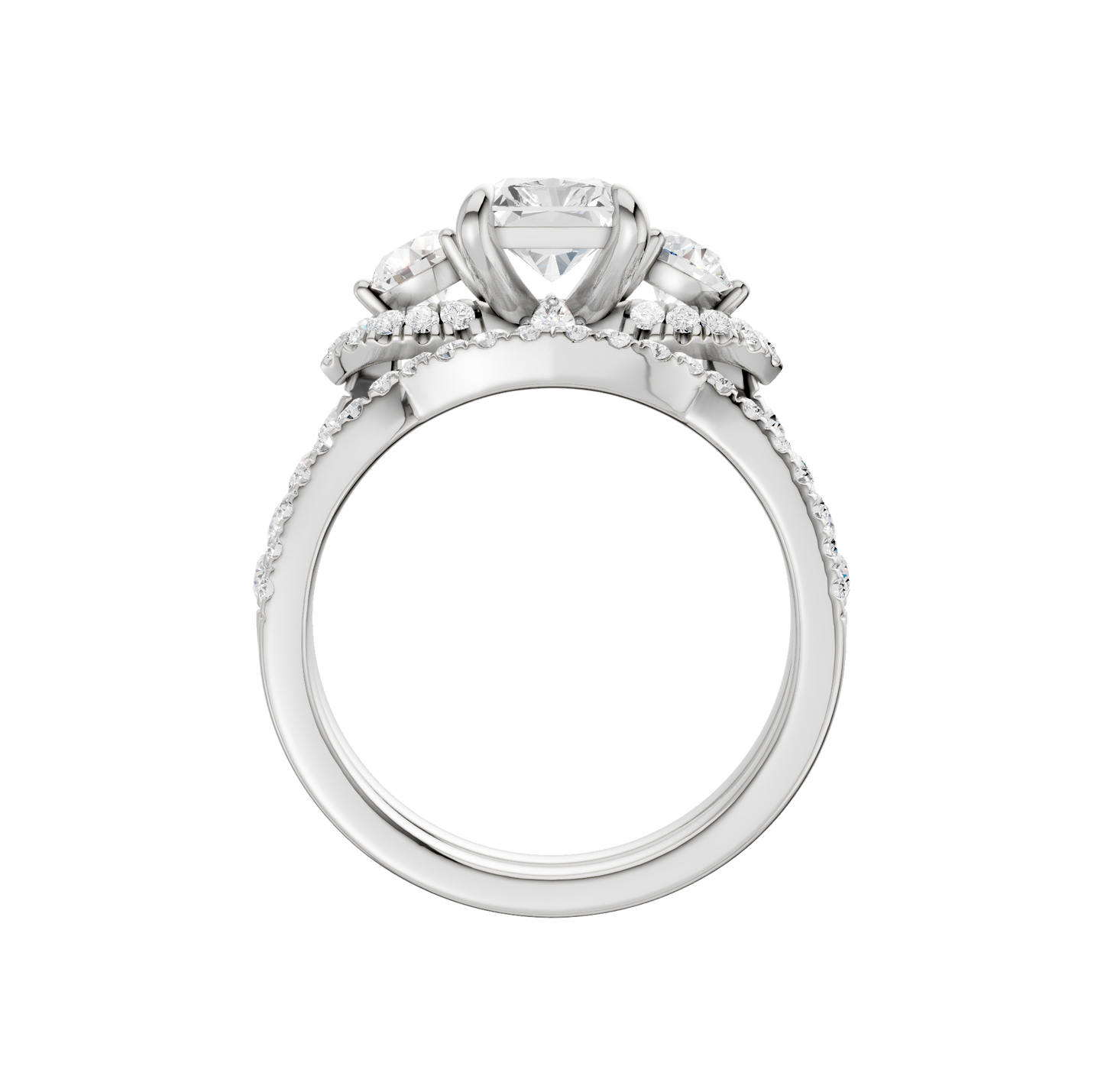 2.40ct Radiant Certified Lab Diamond Ring