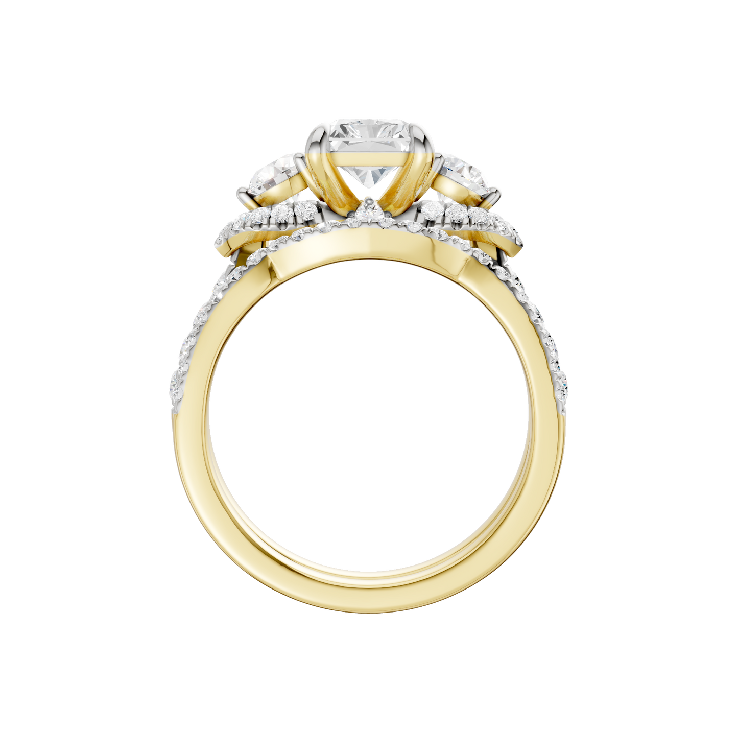2.40ct Radiant Certified Lab Diamond Ring