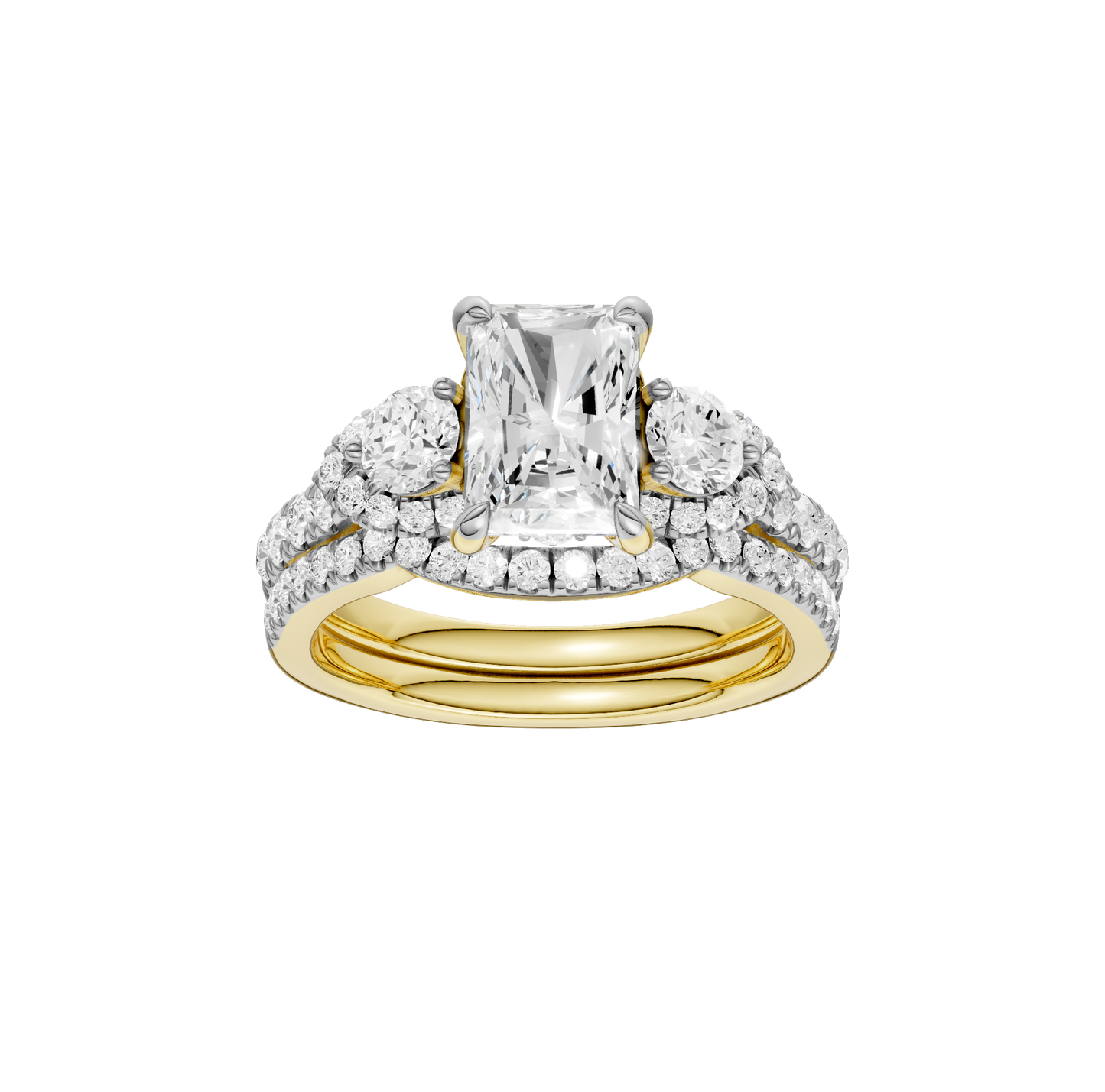 2.40ct Radiant Certified Lab Diamond Ring