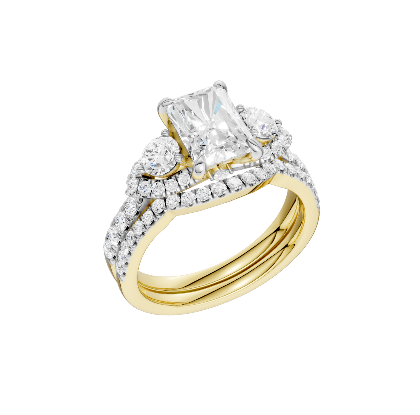 2.40ct Radiant Certified Lab Diamond Ring
