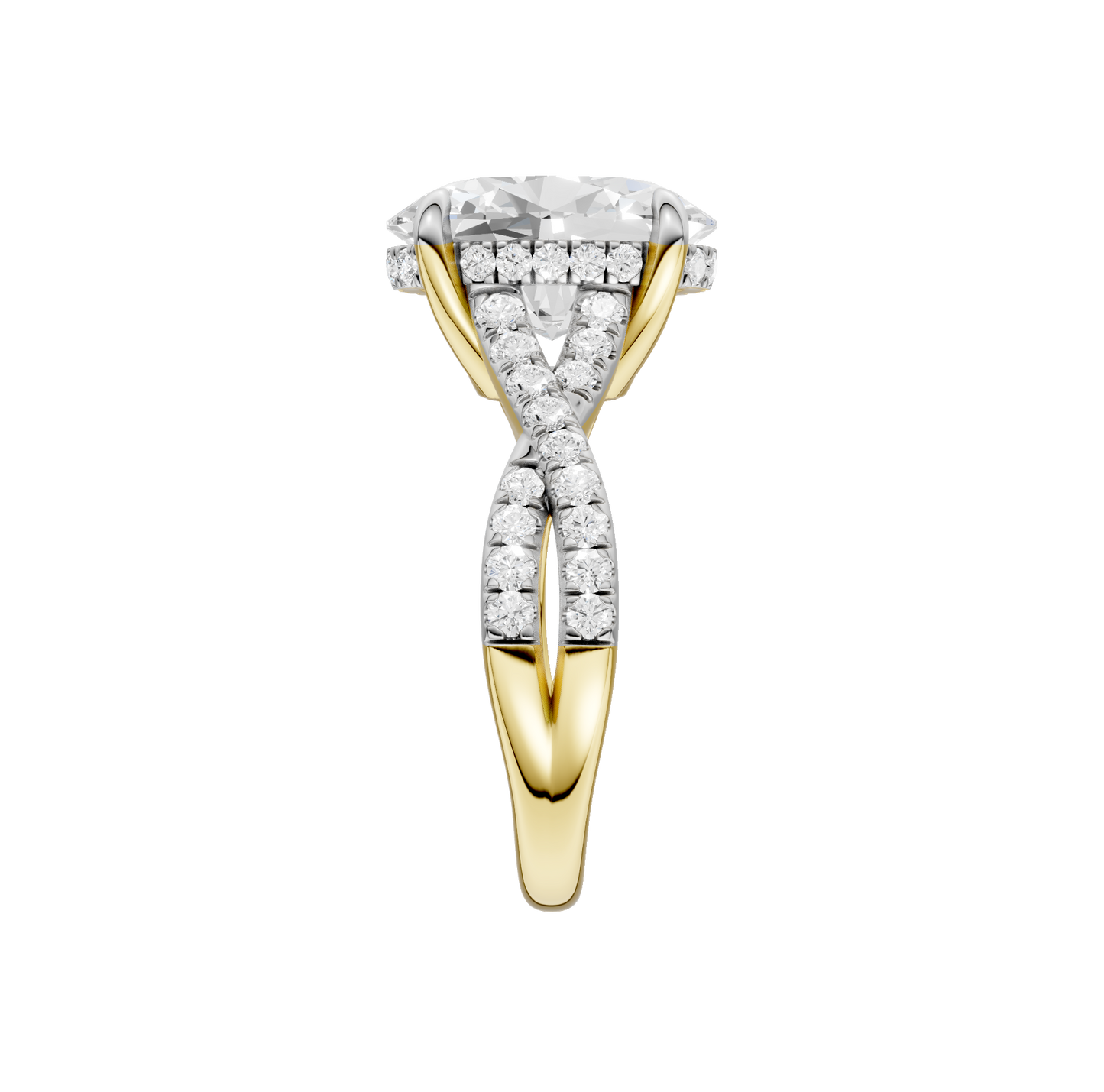4.50ct Oval Certified Lab Diamond Ring