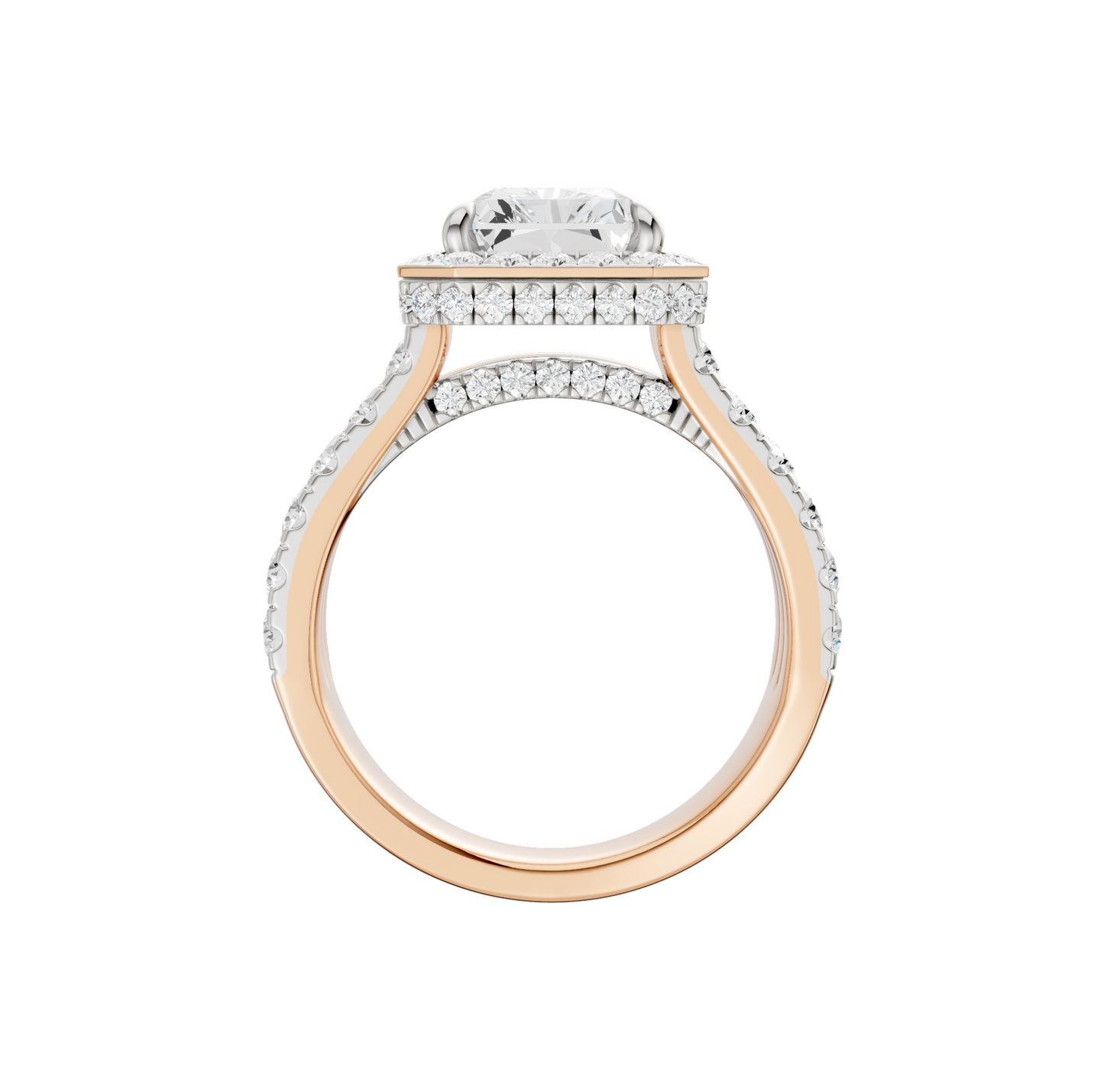 5.00ct Radiant Certified Lab Diamond Ring