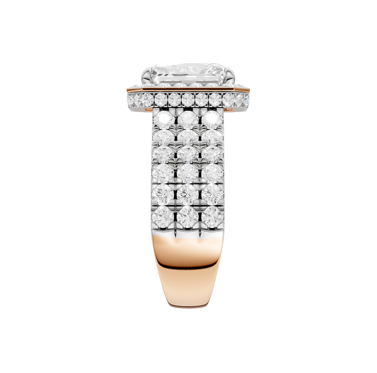 5.00ct Radiant Certified Lab Diamond Ring