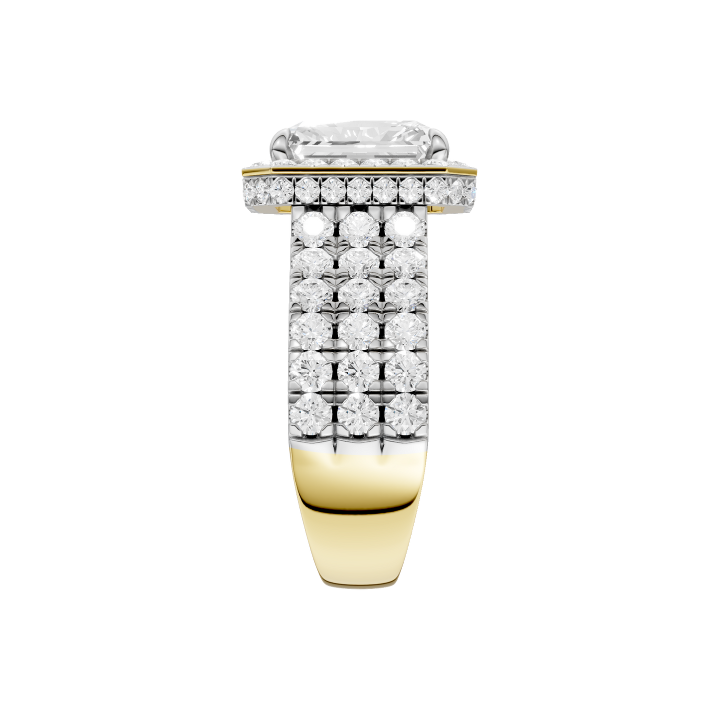 5.00ct Radiant Certified Lab Diamond Ring