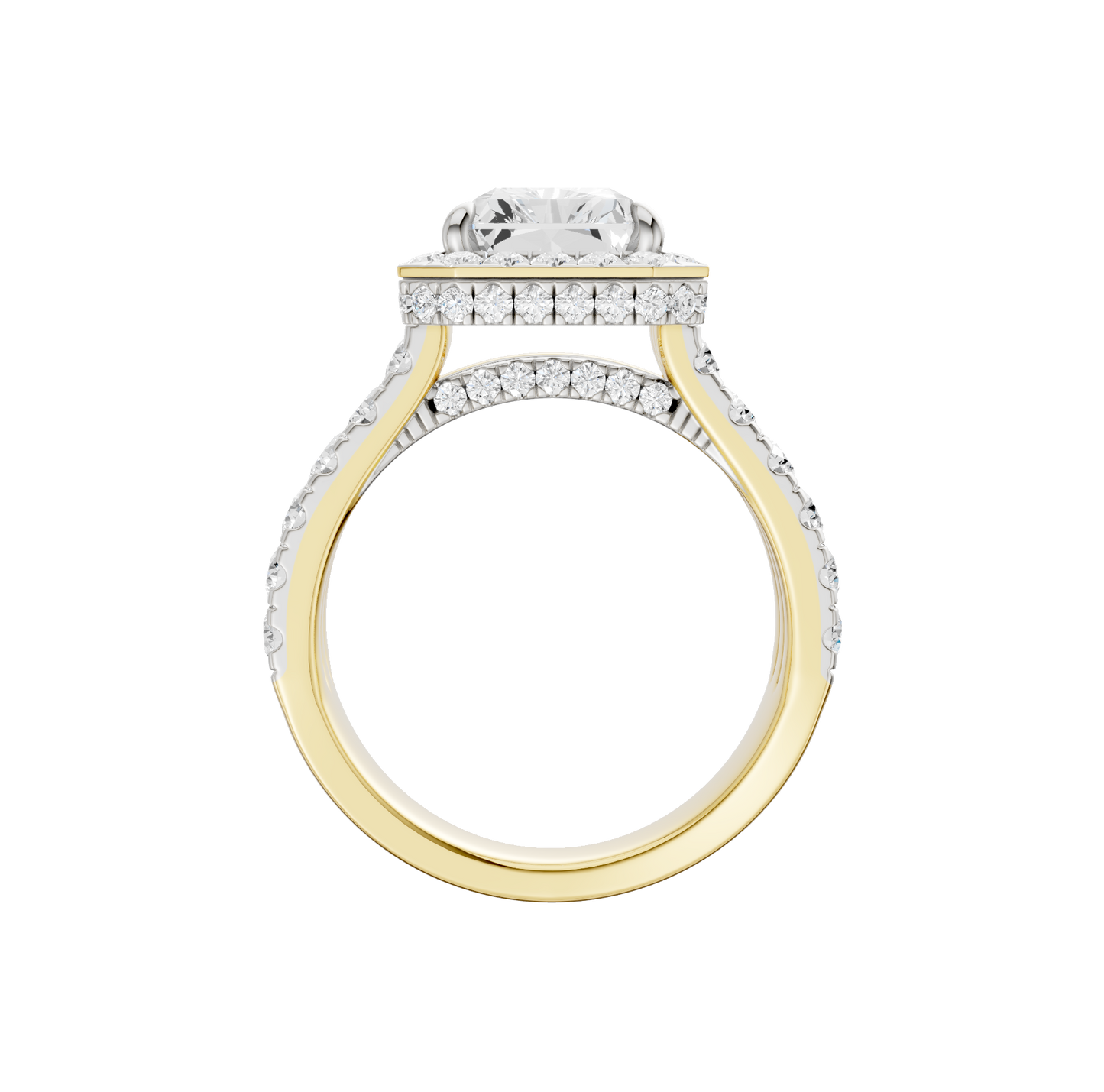 5.00ct Radiant Certified Lab Diamond Ring