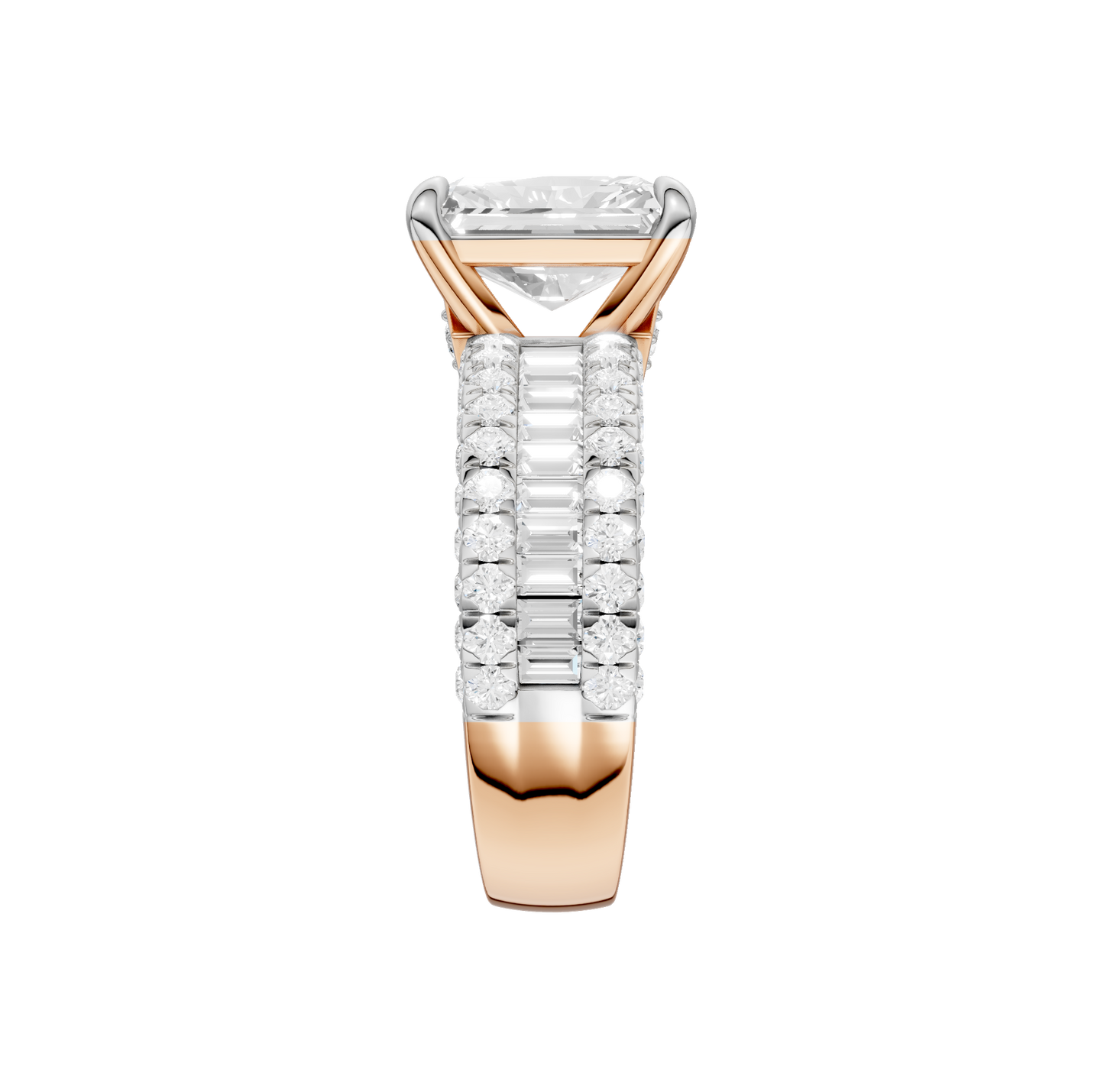 4.50ct Radiant Certified Lab Diamond Ring