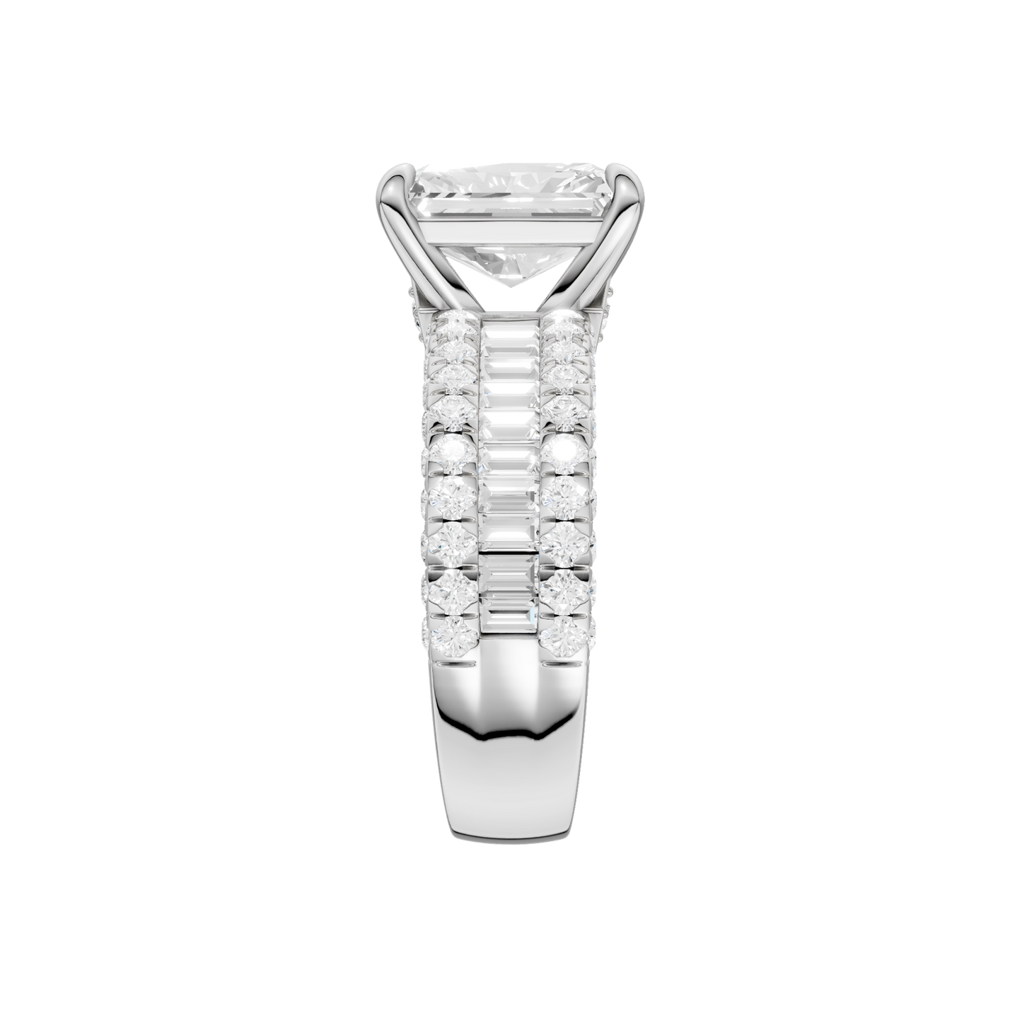 4.50ct Radiant Certified Lab Diamond Ring