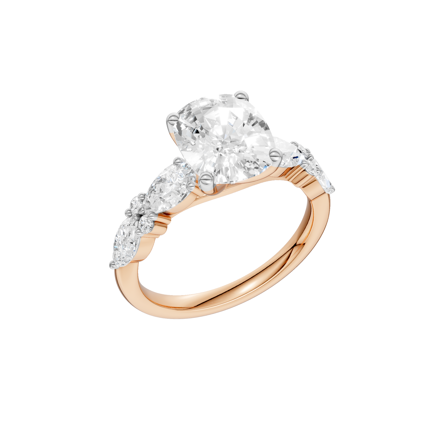 2.75ct Elongated Cushion Certified Lab Diamond Ring