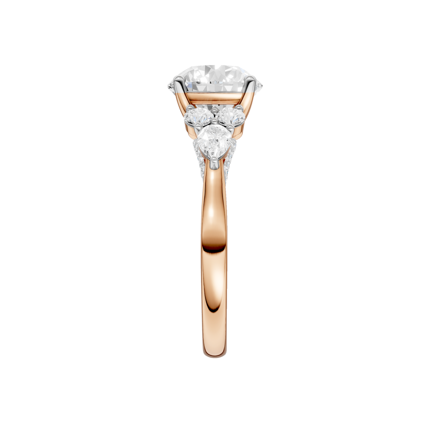 2.75ct Round Certified Lab Diamond Ring