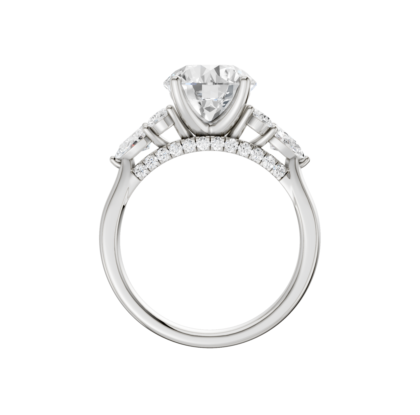 2.75ct Round Certified Lab Diamond Ring