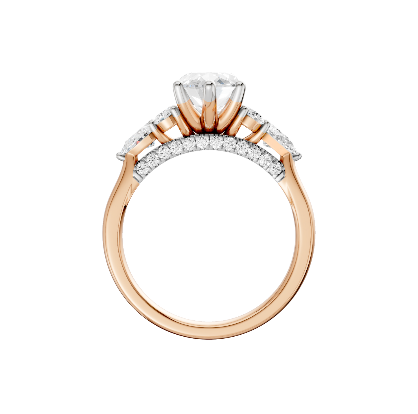 2.75ct Marquise Certified Lab Diamond Ring