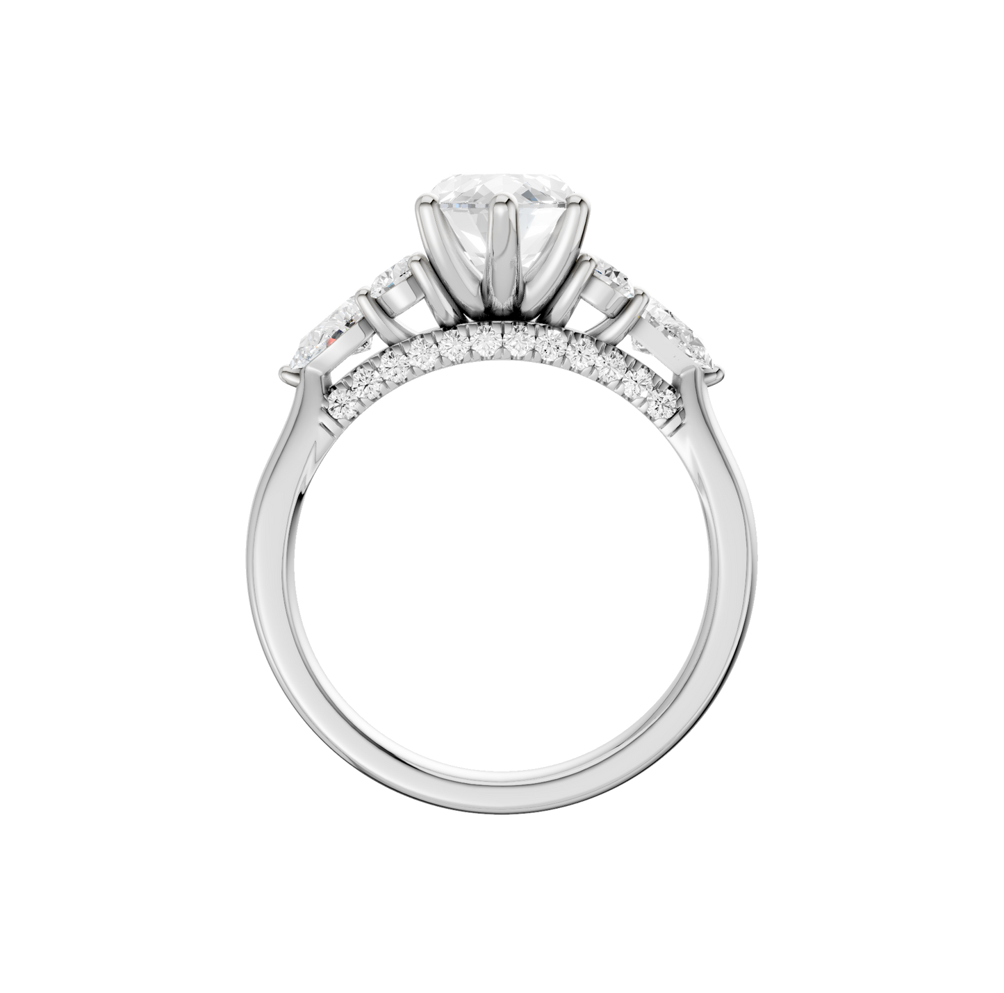 2.75ct Marquise Certified Lab Diamond Ring