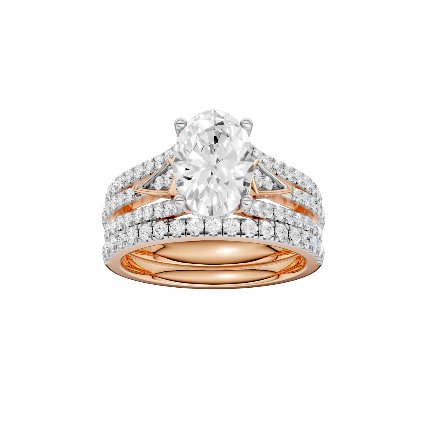 2.75ct Oval Certified Lab Diamond Ring