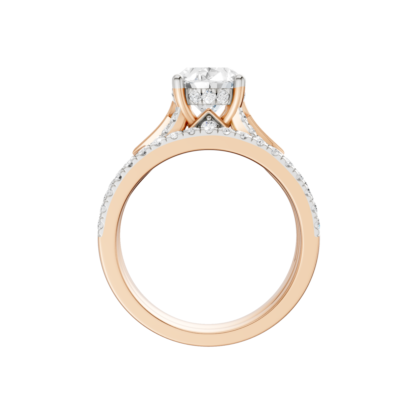 2.75ct Oval Certified Lab Diamond Ring