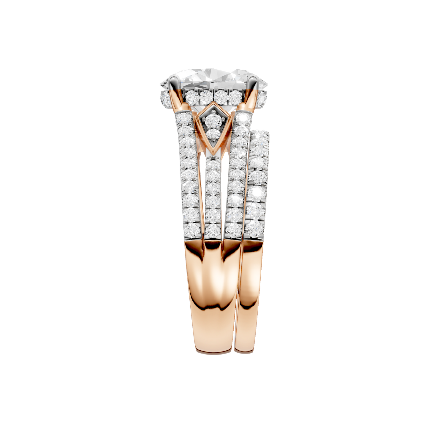 2.75ct Oval Certified Lab Diamond Ring