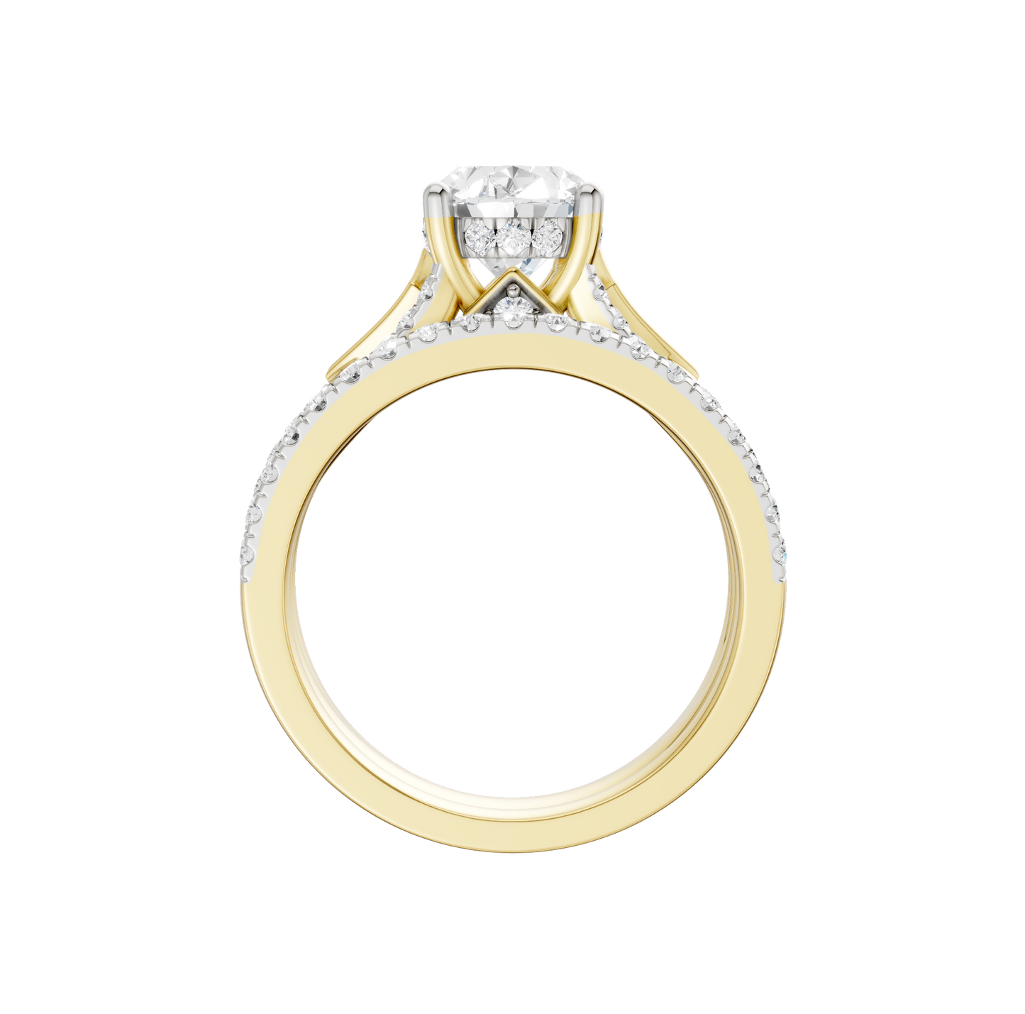 2.75ct Oval Certified Lab Diamond Ring