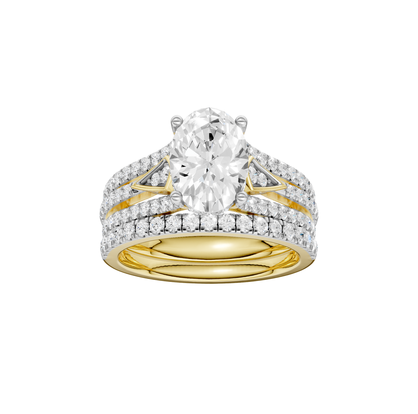 2.75ct Oval Certified Lab Diamond Ring