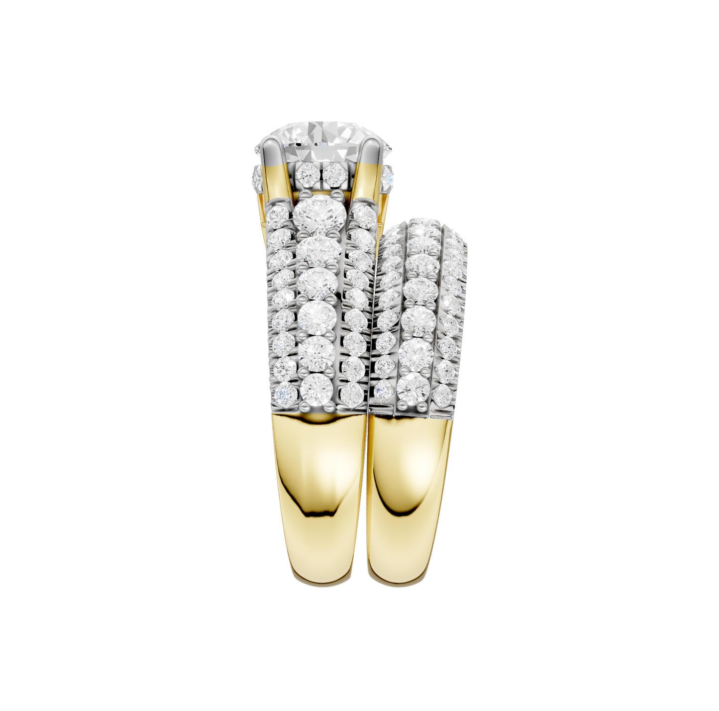 3.50ct Round Certified Lab Diamond Ring