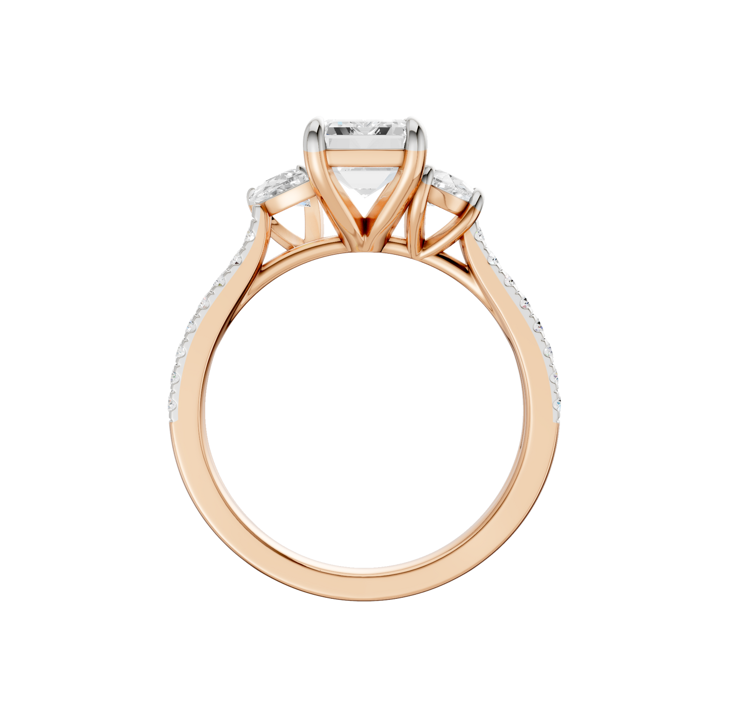 2.75ct Emerald Certified Lab Diamond Ring