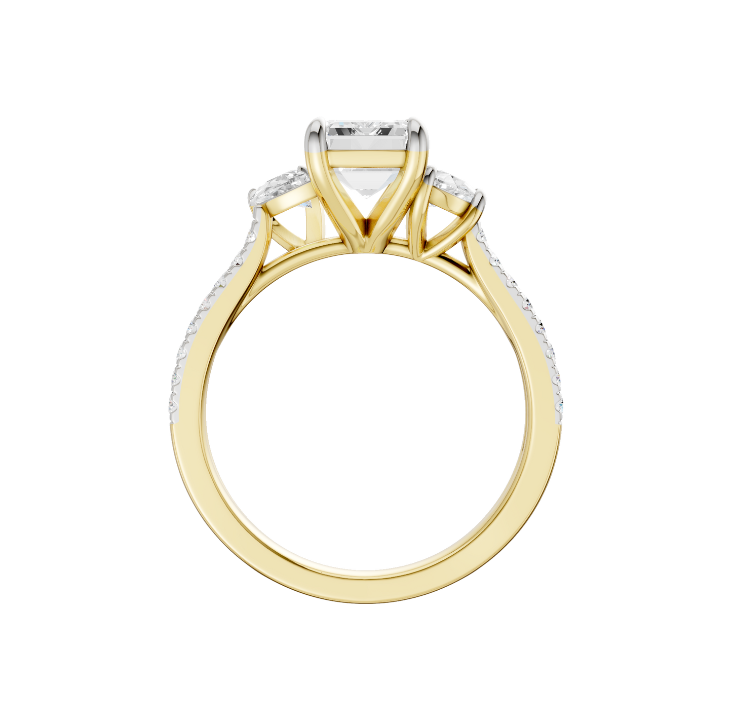 2.75ct Emerald Certified Lab Diamond Ring