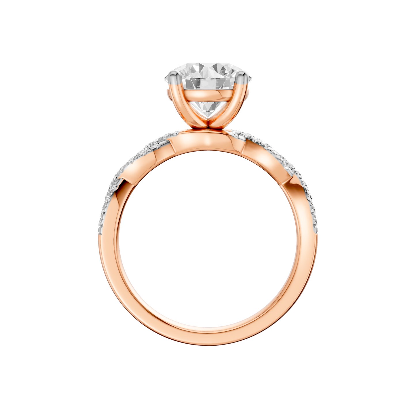 2.20ct Round Certified Lab Diamond Ring
