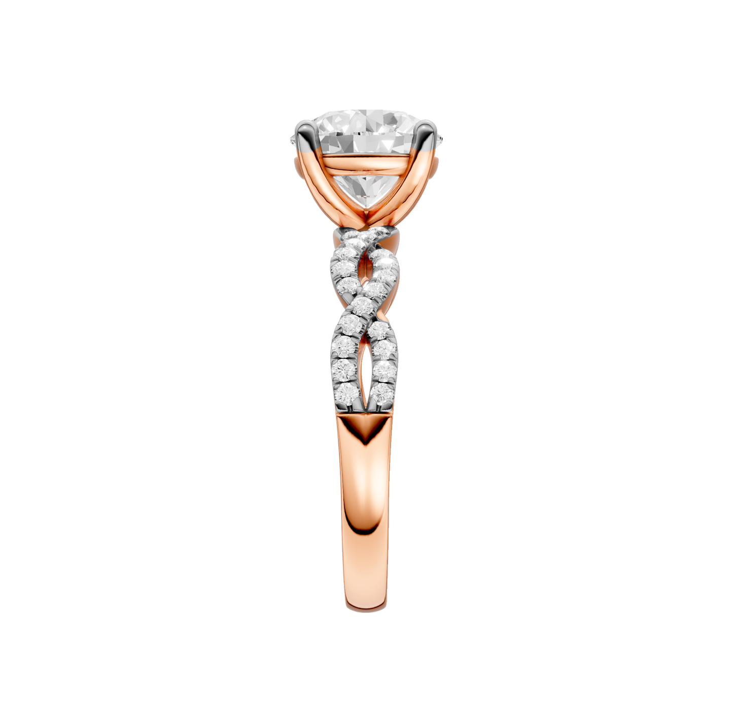 2.20ct Round Certified Lab Diamond Ring