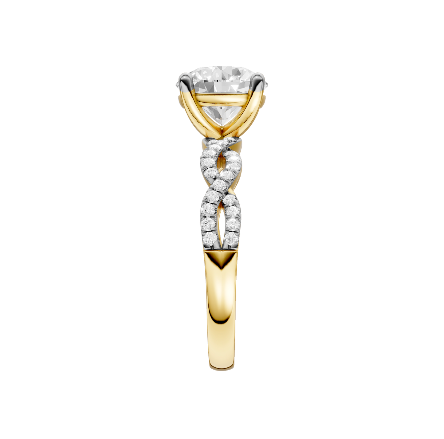 2.20ct Round Certified Lab Diamond Ring