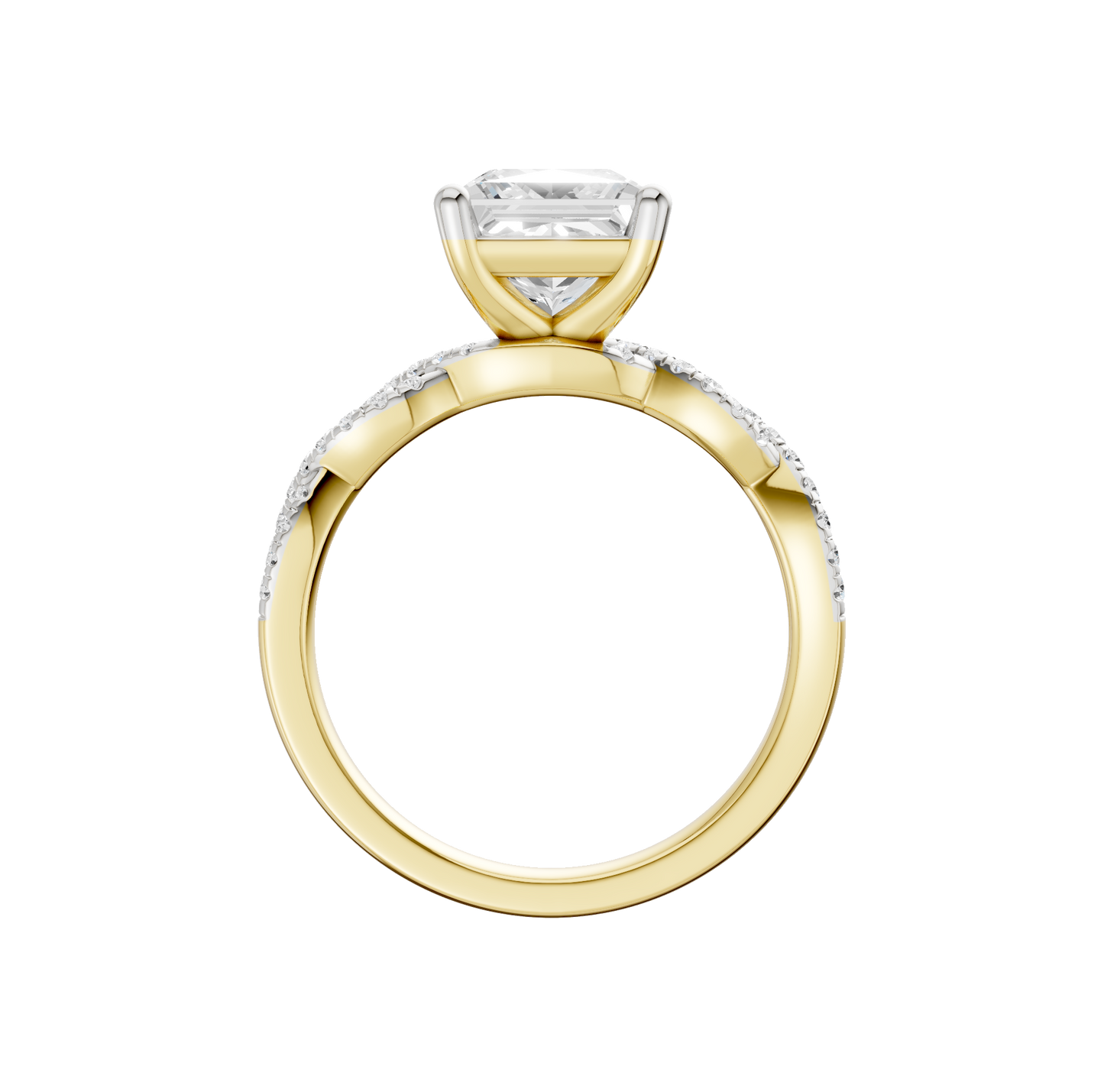 2.20ct Asscher Certified Lab Diamond Ring