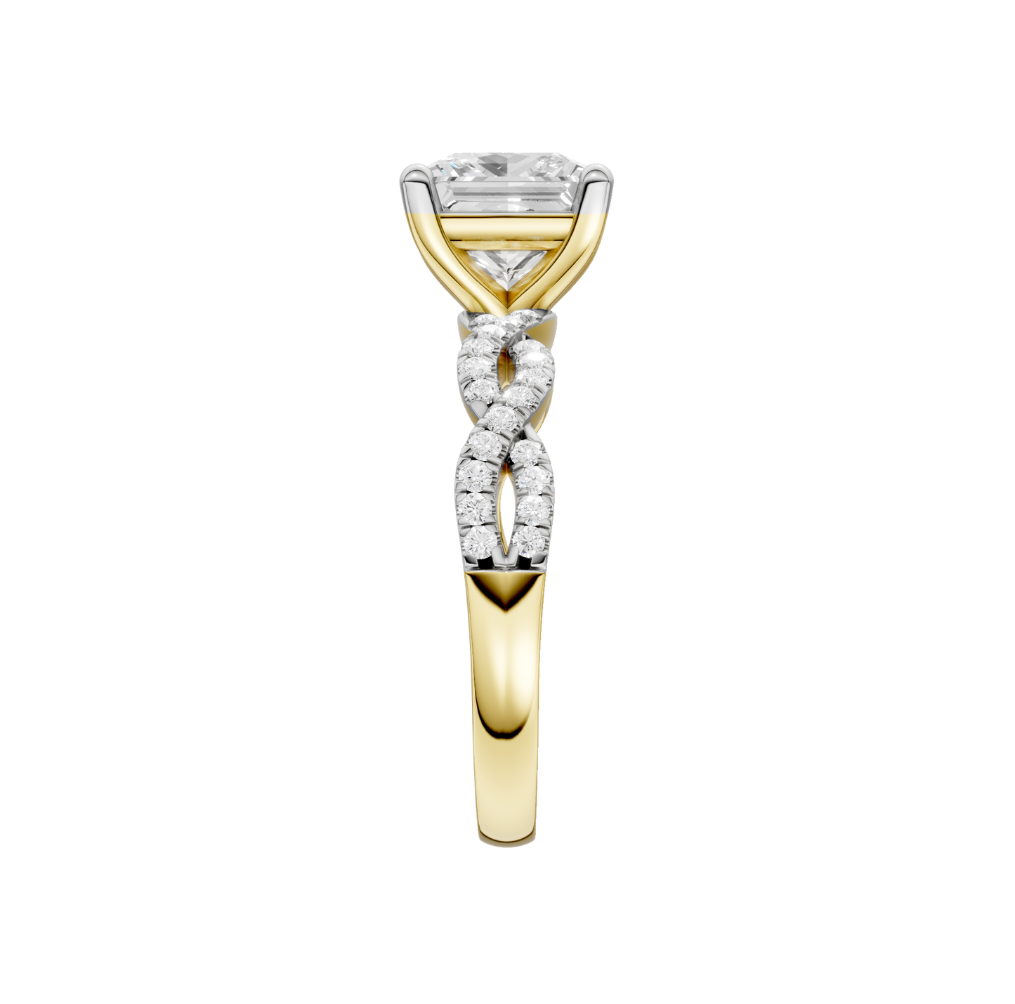 2.20ct Asscher Certified Lab Diamond Ring