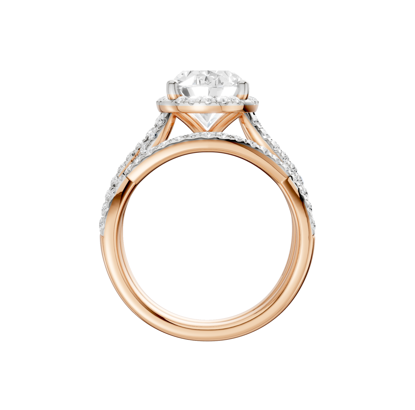 3.60ct Oval Certified Lab Diamond Ring