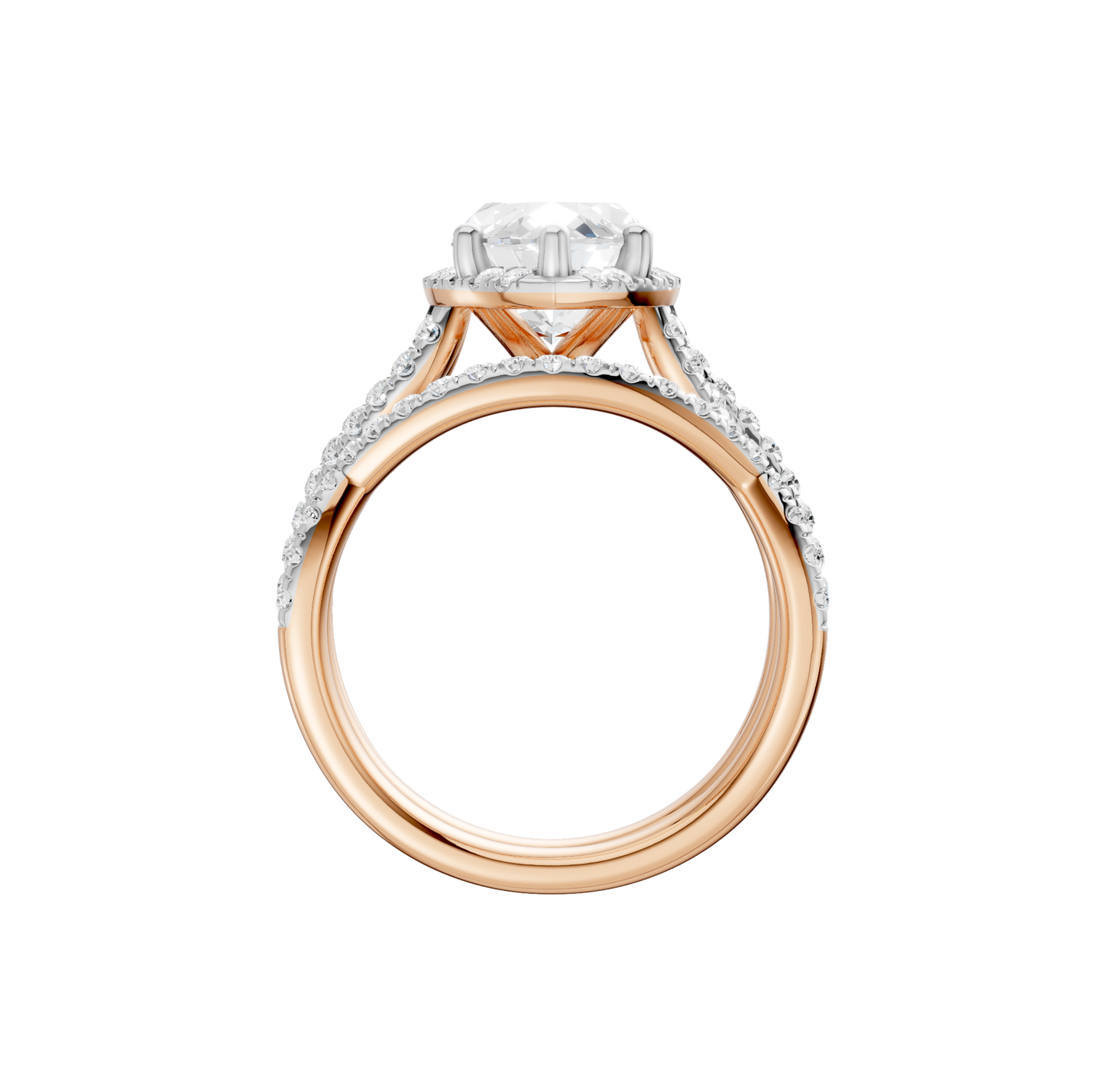 3.60ct Marquise Certified Lab Diamond Ring