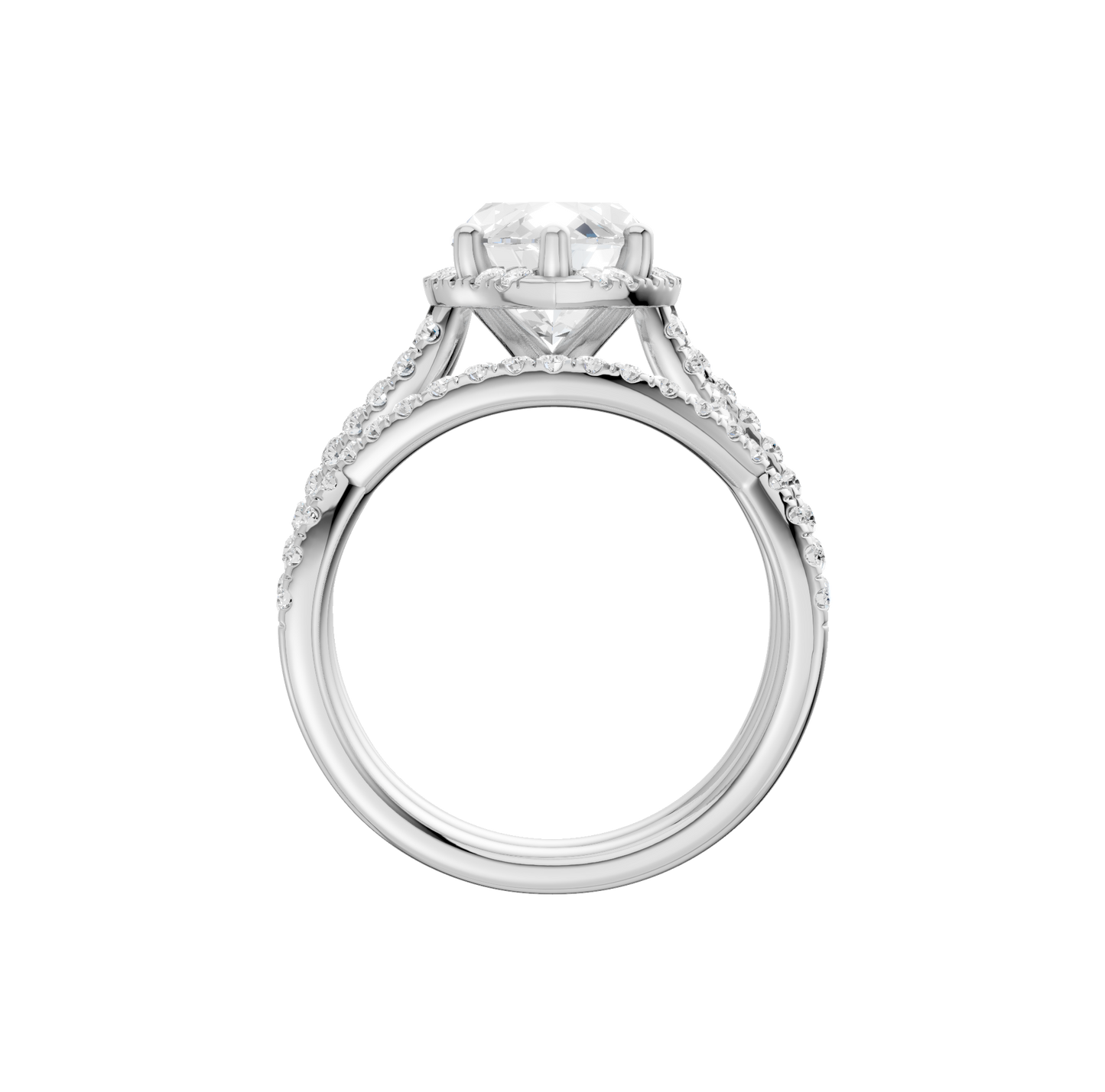 3.60ct Marquise Certified Lab Diamond Ring
