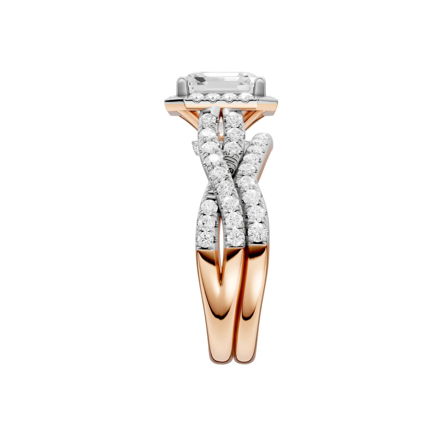 3.60ct Asscher Certified Lab Diamond Ring