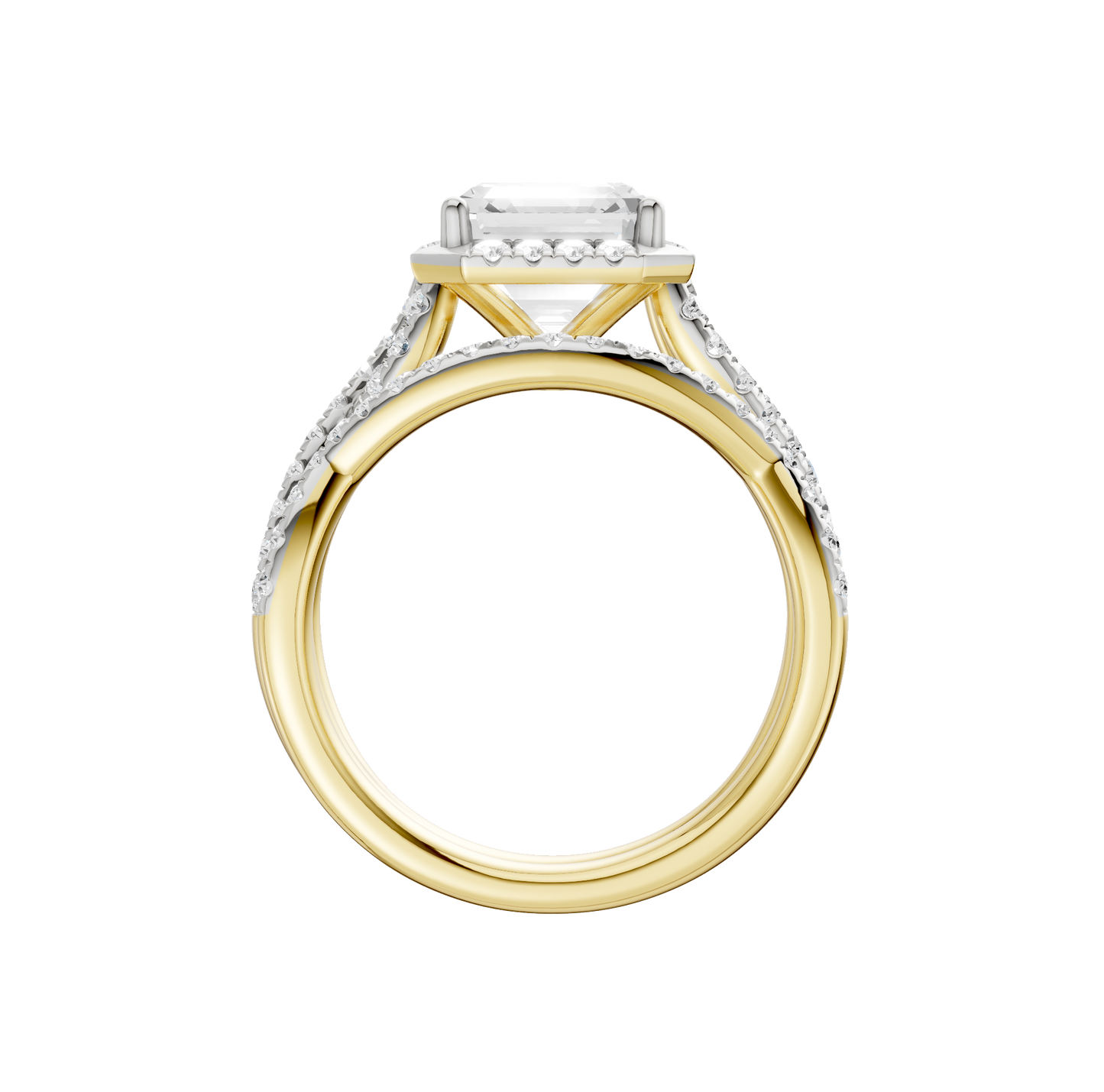 3.60ct Asscher Certified Lab Diamond Ring