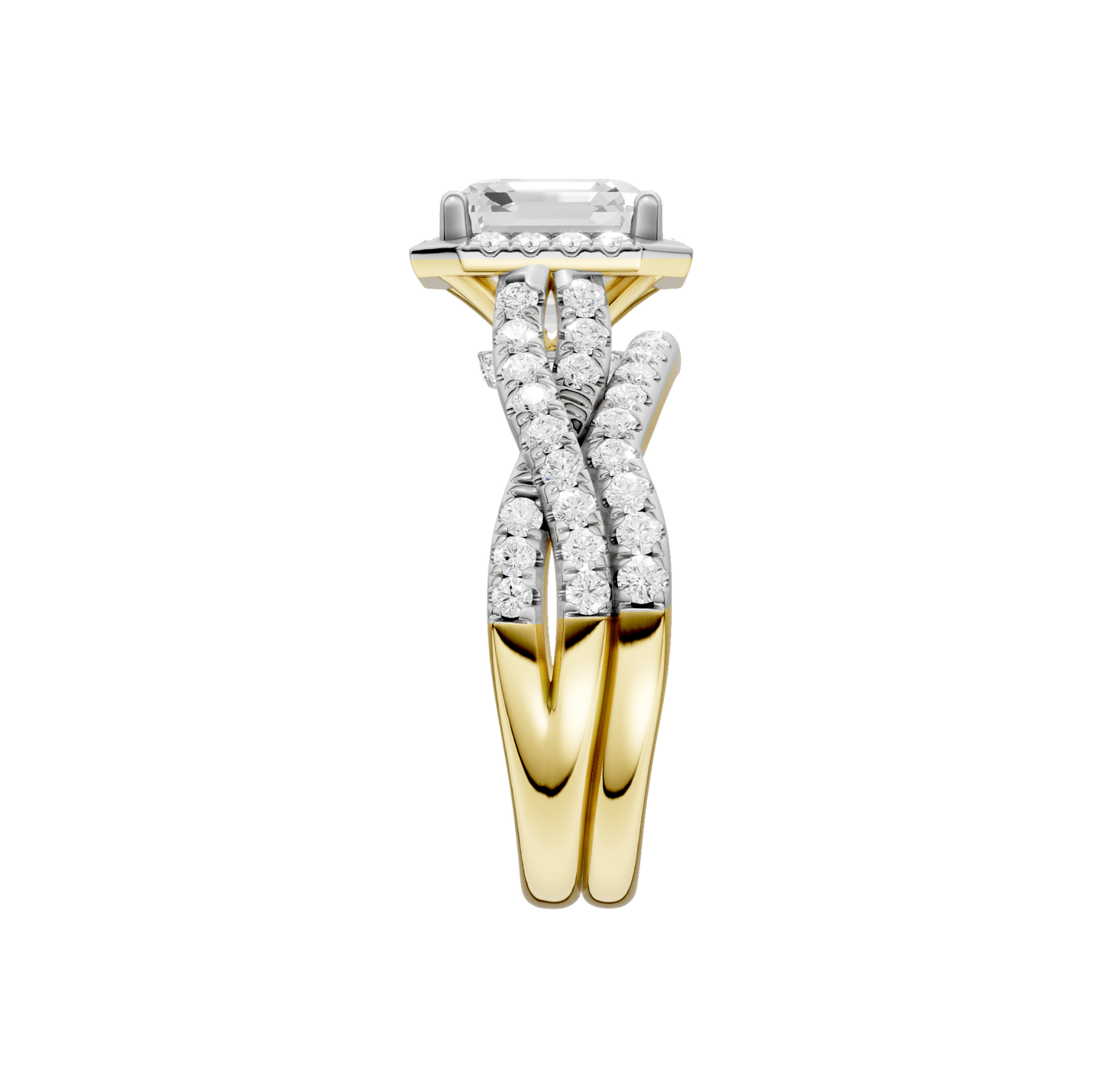 3.60ct Asscher Certified Lab Diamond Ring