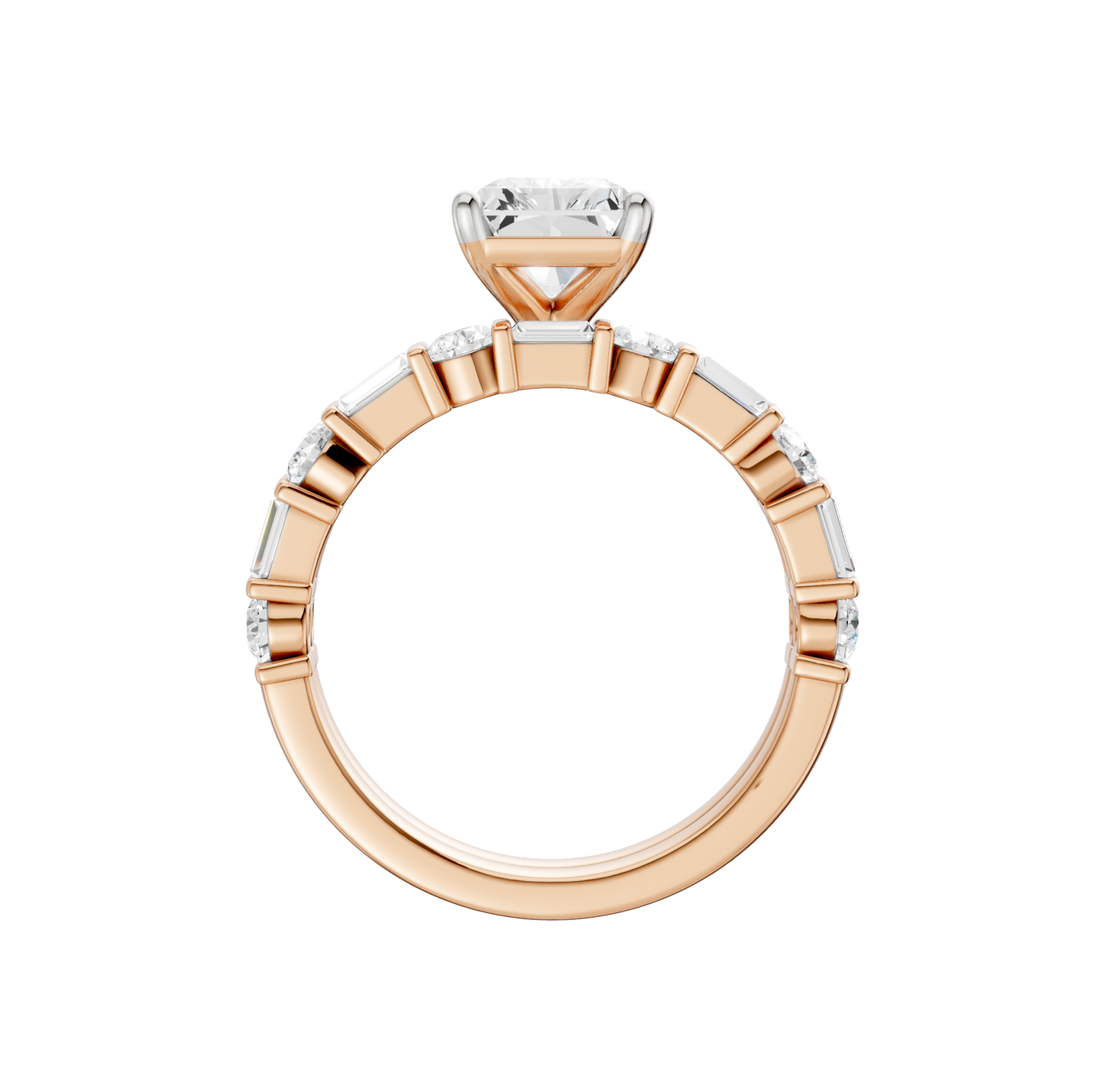 3.00ct Radiant Certified Lab Diamond Ring